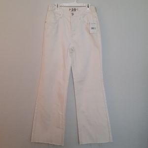 Free People Button Fly Ankle Jeans